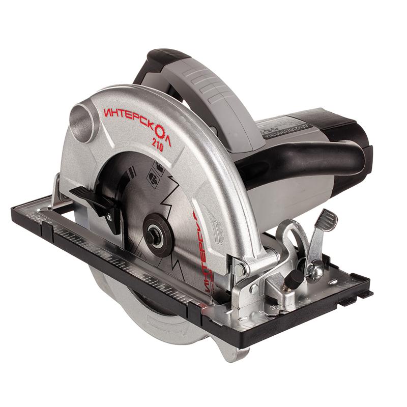 Циркулярная пила ИНТЕРСКОЛ ДП-210/1900М 98.1.1.20 1900Вт 210мм 5000об/мин