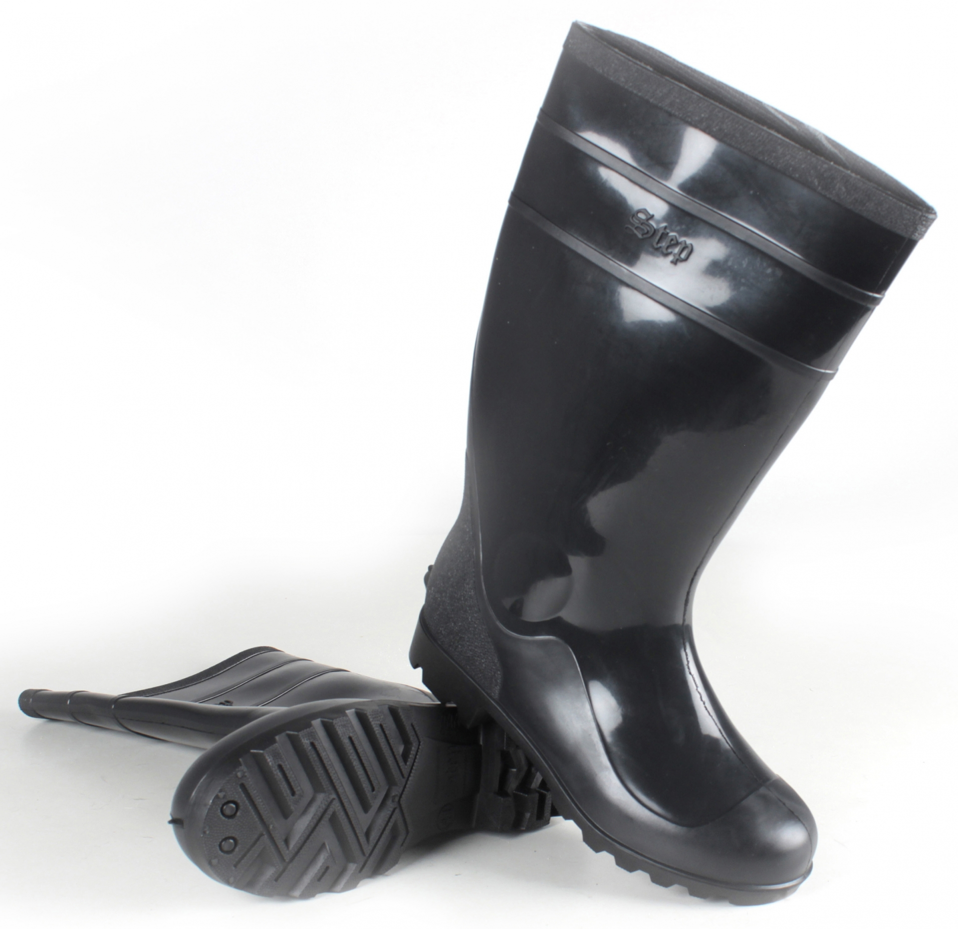 Сапоги STEP С-40 ПВХ двухкомпонентные (черный)