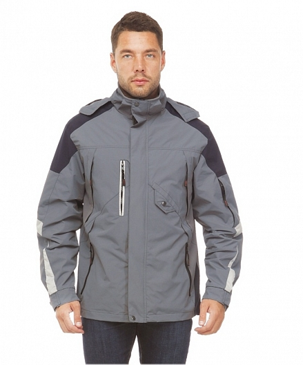 Куртка-штормовка РЕСПЕКТ (серый)