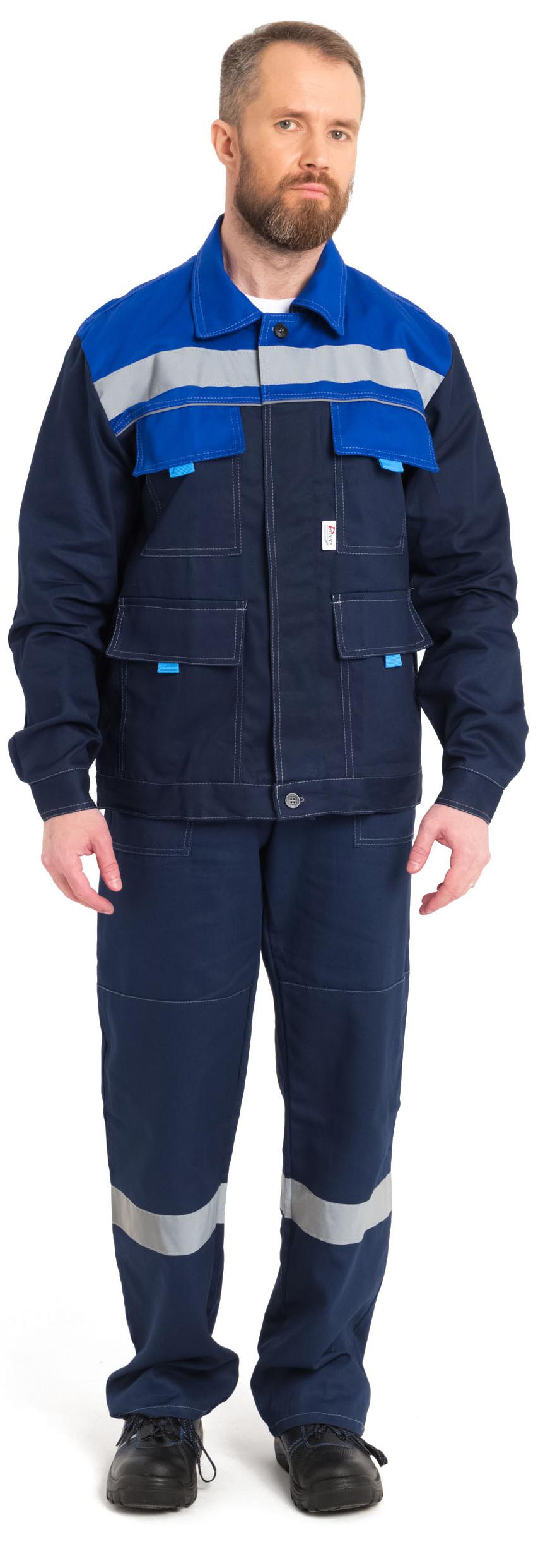 Костюм НОВА с СОП с ПК (т.синий/василёк)