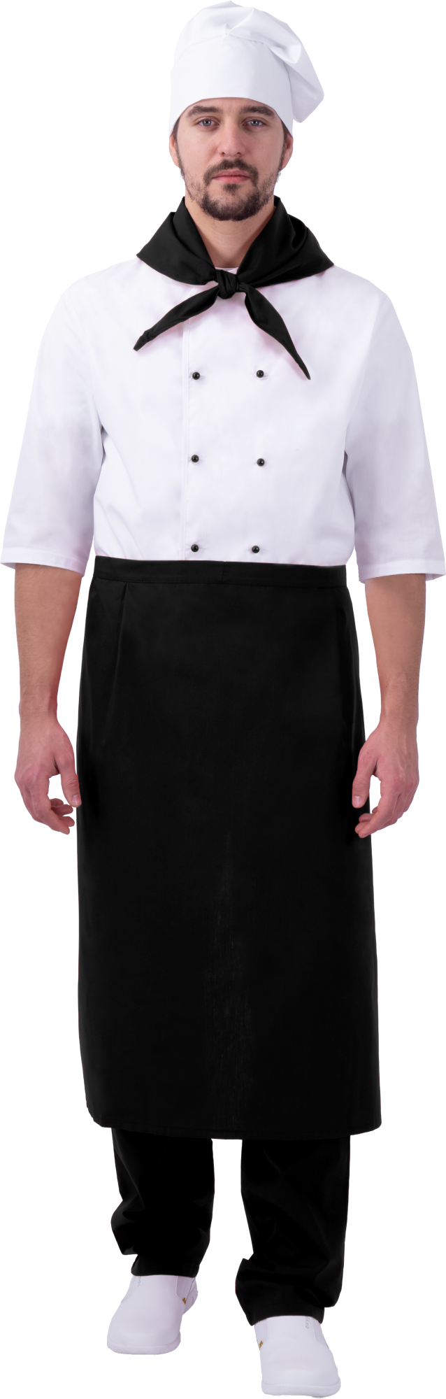 Костюм ШЕФ-ПОВАР (белый/черный) Костюм ШЕФ-ПОВАР (белый/черный)