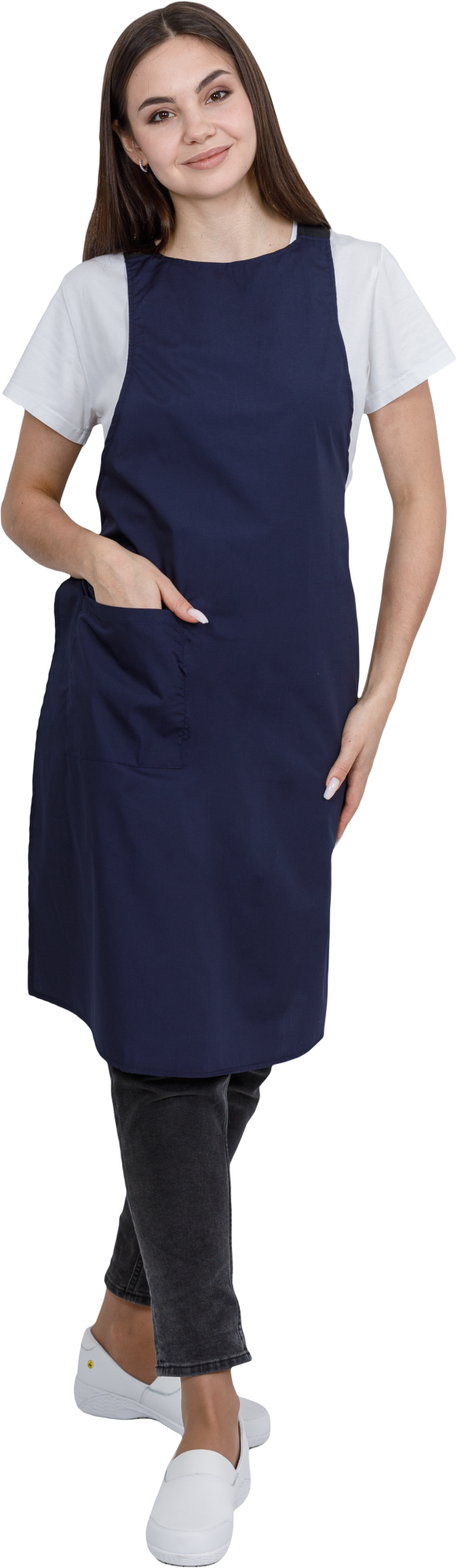 Фартук ЕВРО (т.синий)