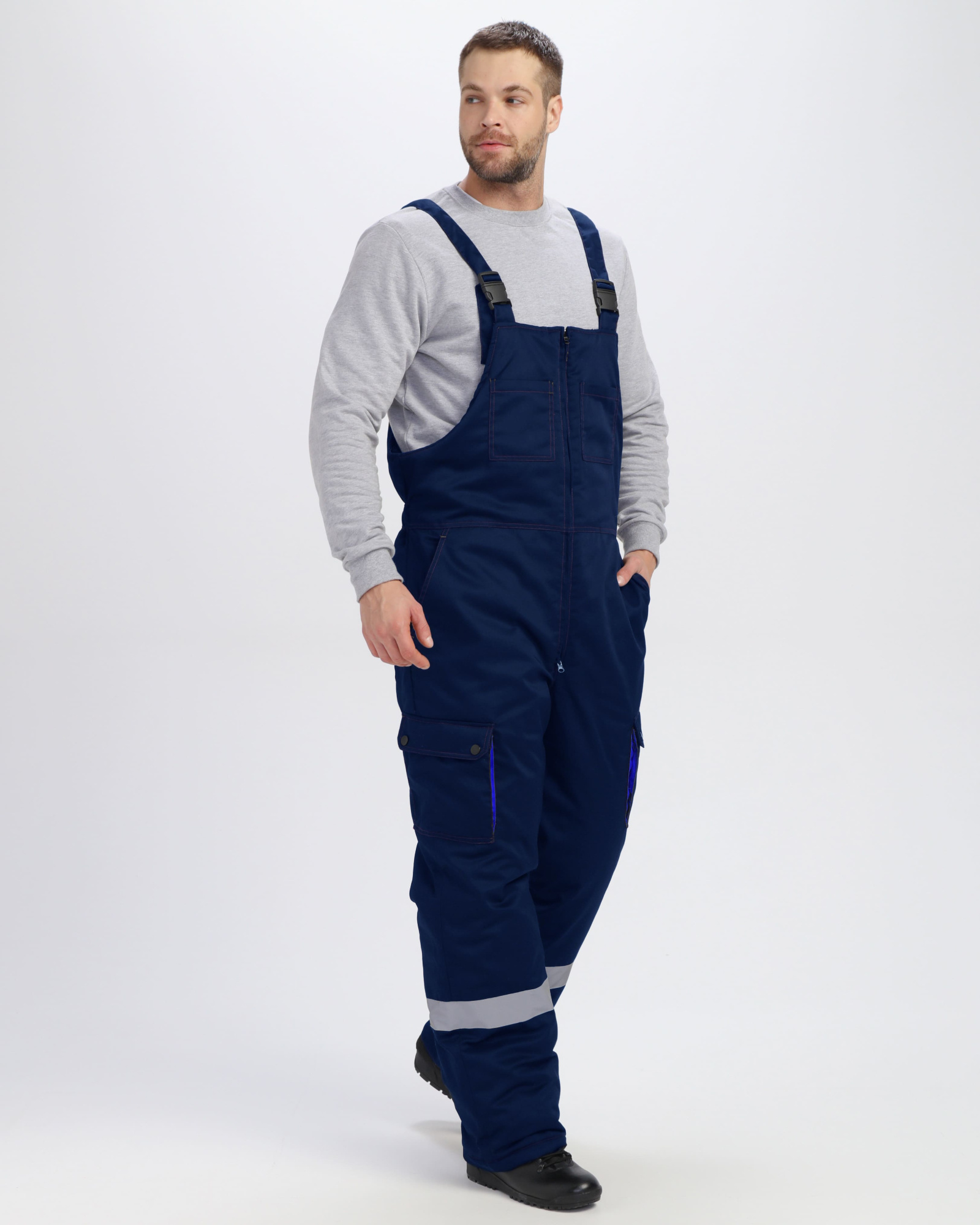 Костюм ТИТАН-УЛЬТРА зимний с ПК (т.синий/васильковый)