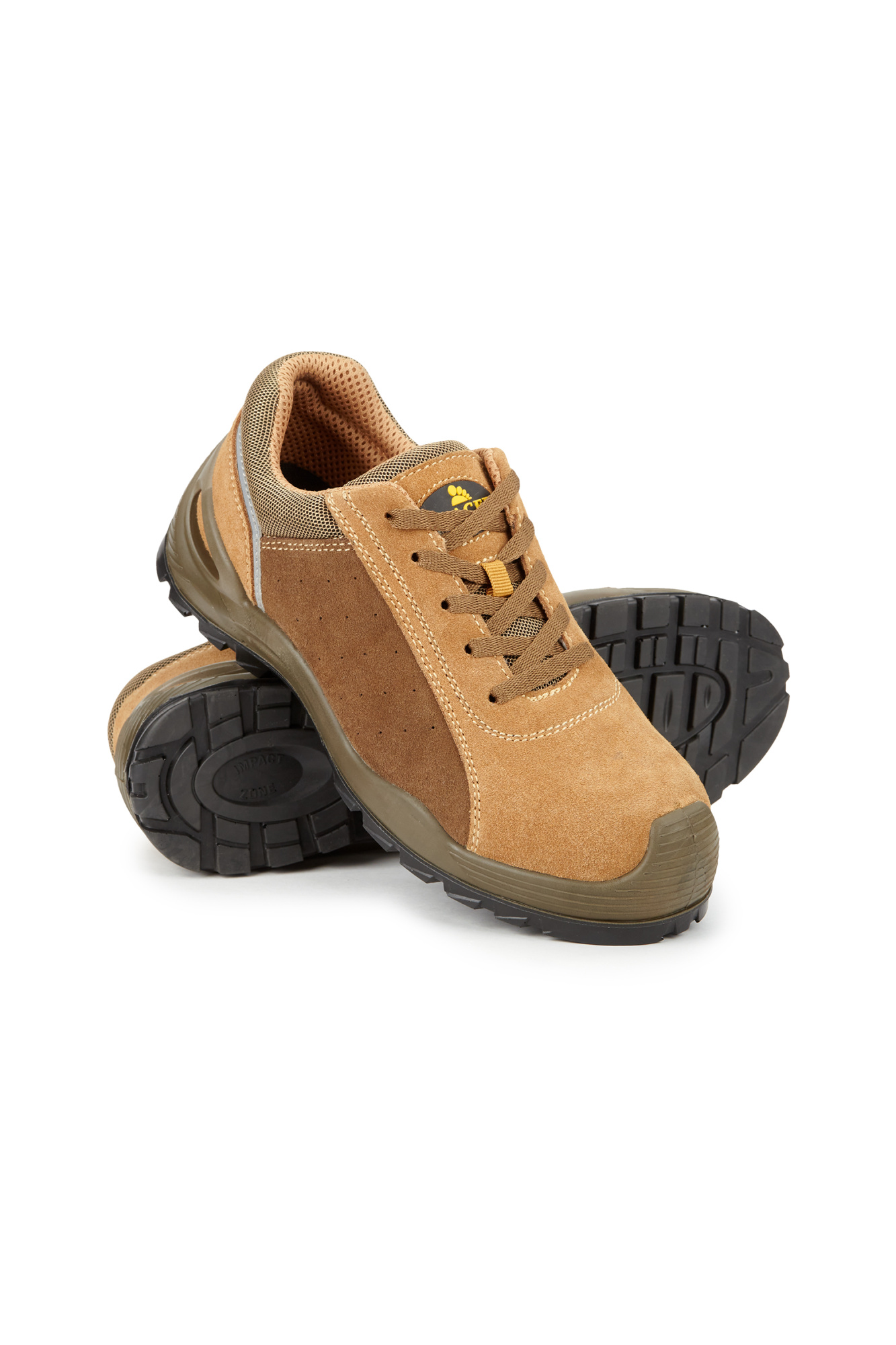 Полуботинки ТРЕЙСЕР-АКТИВ PLUS с КП и КС (бежевый/коричневый)