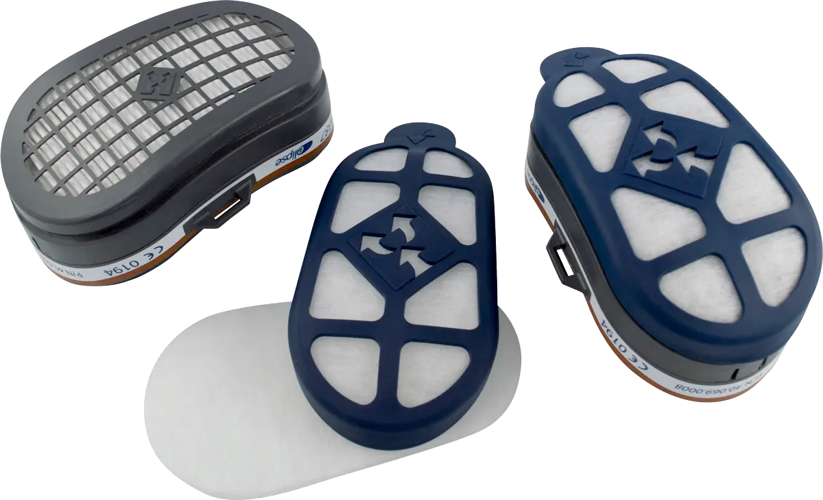 Набор 10 предфильтров и 2 держателя для полумасок Elipse A1P3