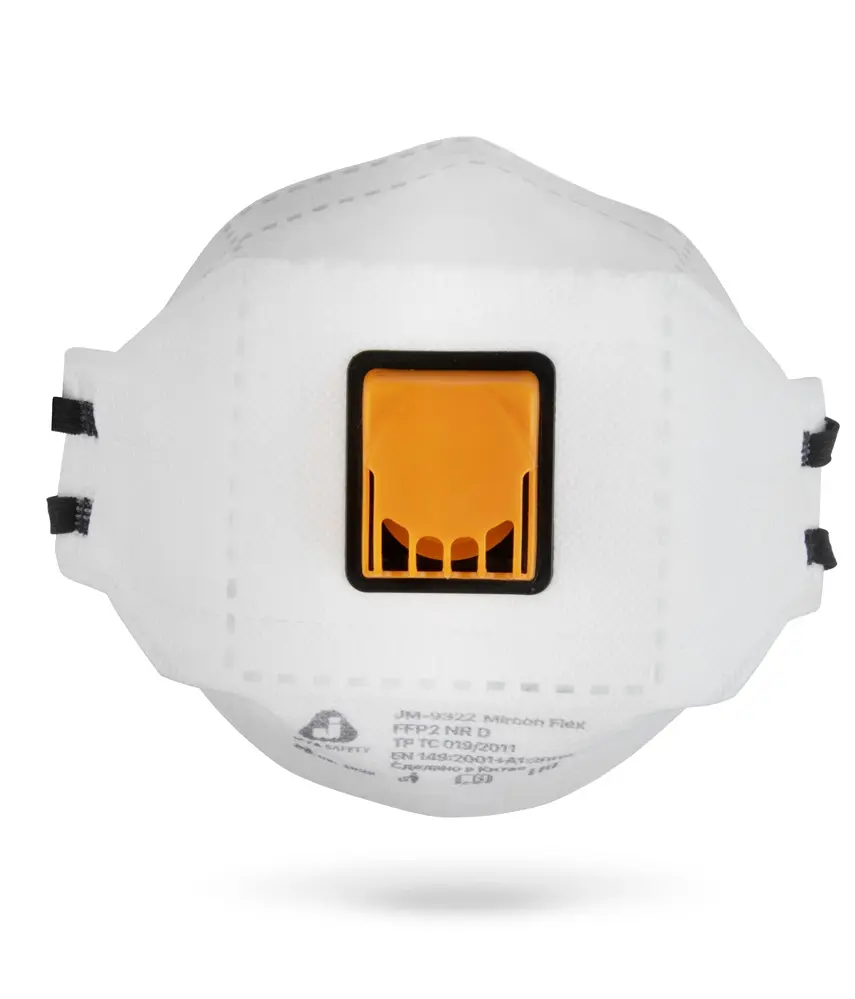 Респиратор трехпанельный с клапаном (FFP2 NR D)