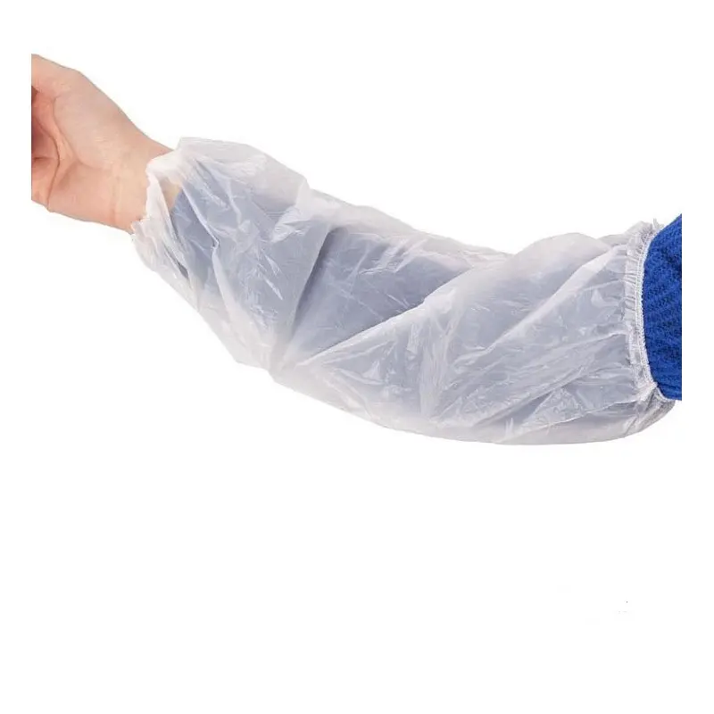 Нарукавники одноразовые (белые, голубой) ОТГРУЗКА КРАТНО 50 ПАР 100ШТ