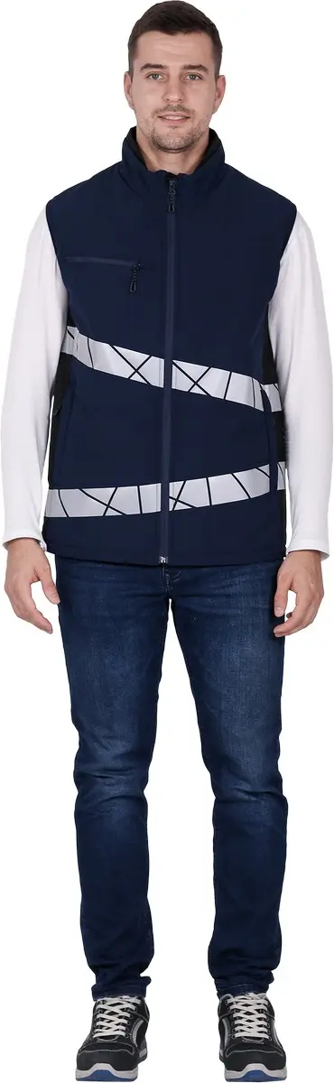 Жилет ACTIVE зимний (синий/черный)