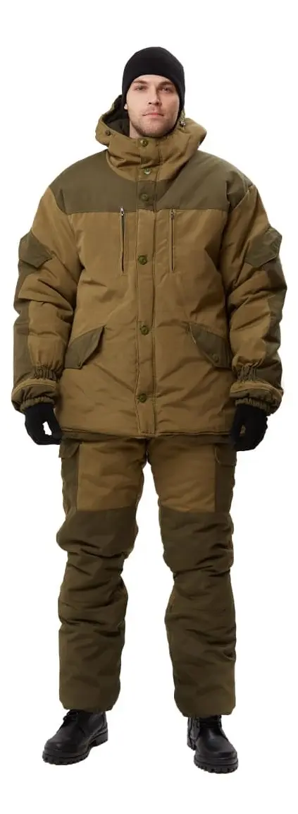 Костюм ГОРКА зимний с БР (св.хаки/т.хаки)