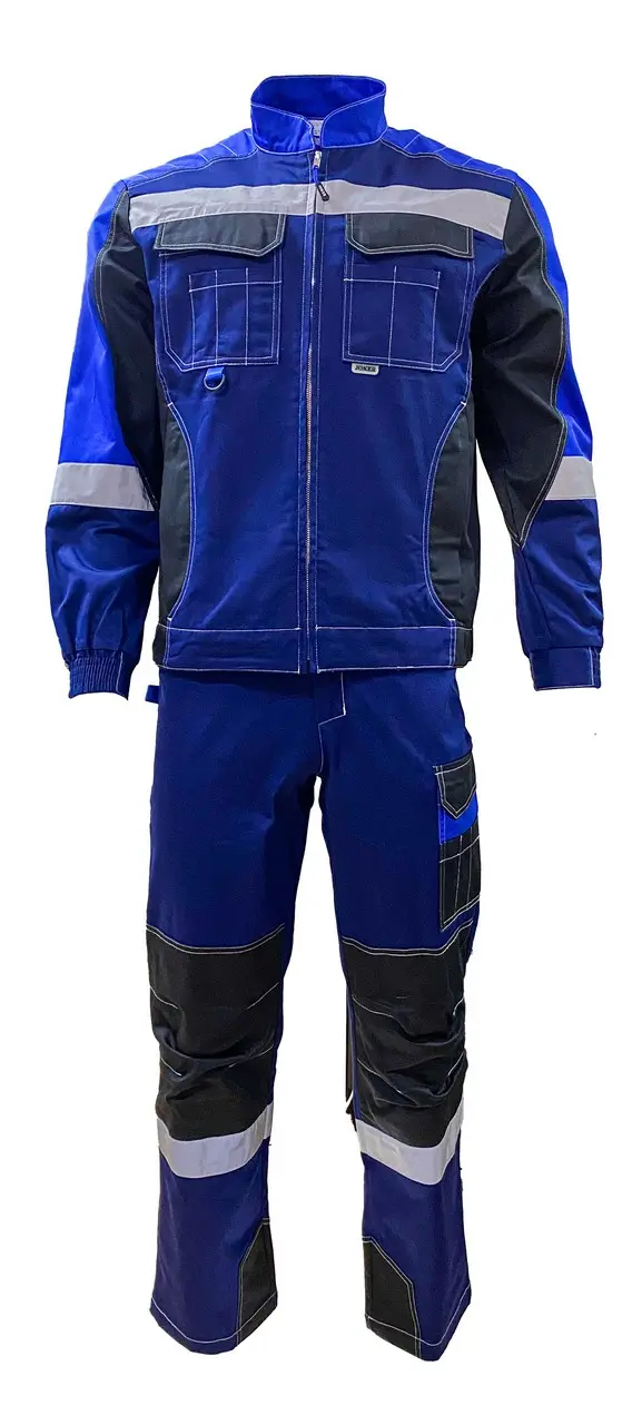 Костюм ФОРМУЛА КОТТОН ФП2 с ПК (т.синий/чёрный/василёк)