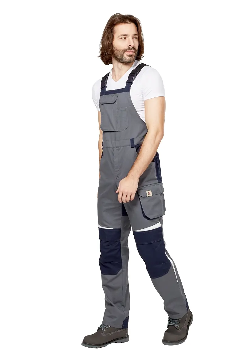 Полукомбинезон ФЕСТ антистатический (серый/синий)