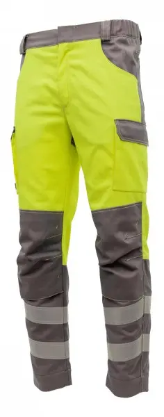 Брюки BRODEKS MS38-61 мультизащитные (желтый/серый)