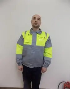 Куртка Лахта Люкс (серый/лимон)