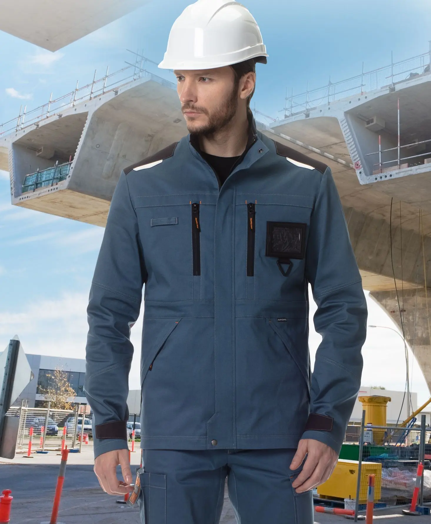 Костюм ПАЛЕРМО с БР (серый/черный)