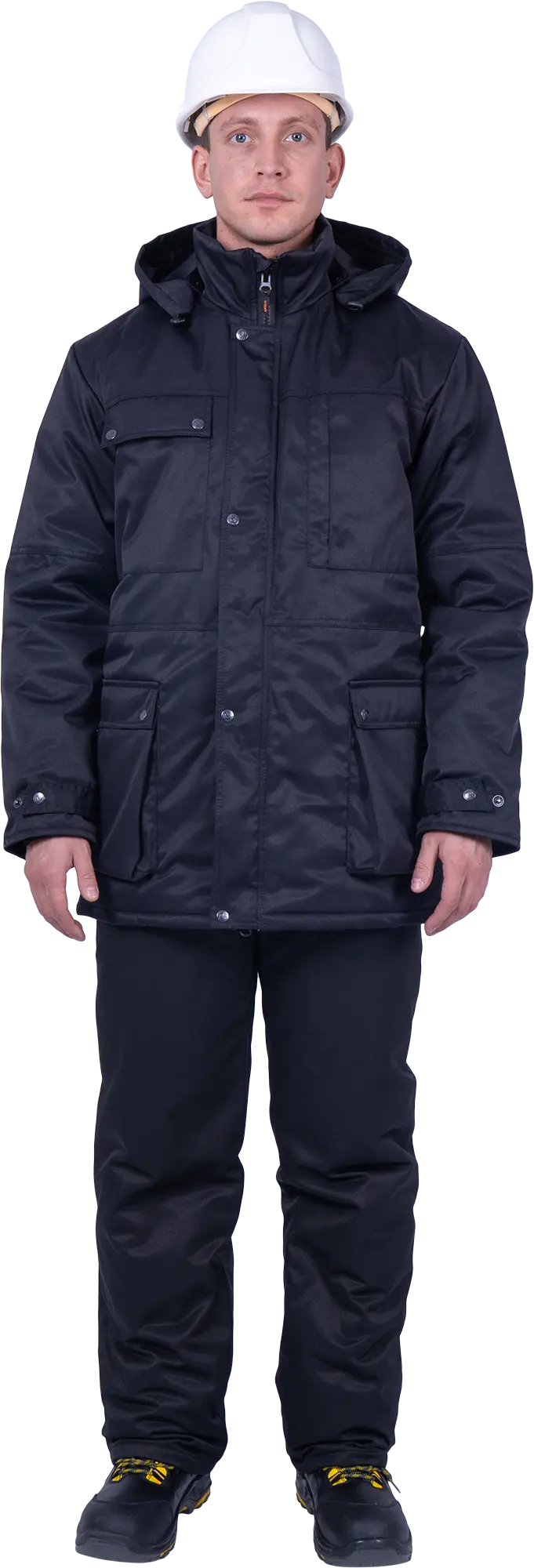 Куртка ЗАЩИТА зимняя (черный)