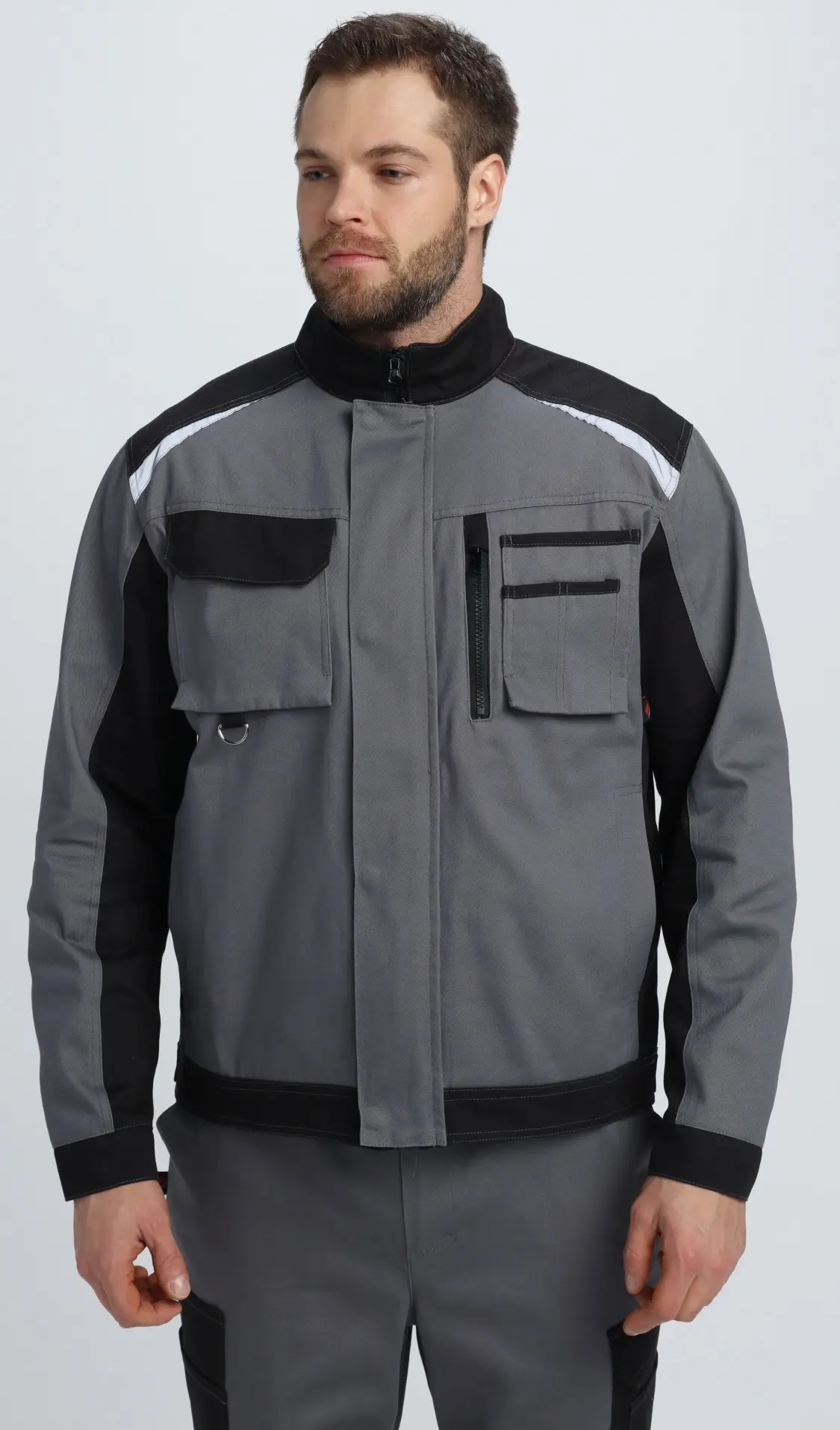 Куртка МИЛАН CH (т.серый/черный)