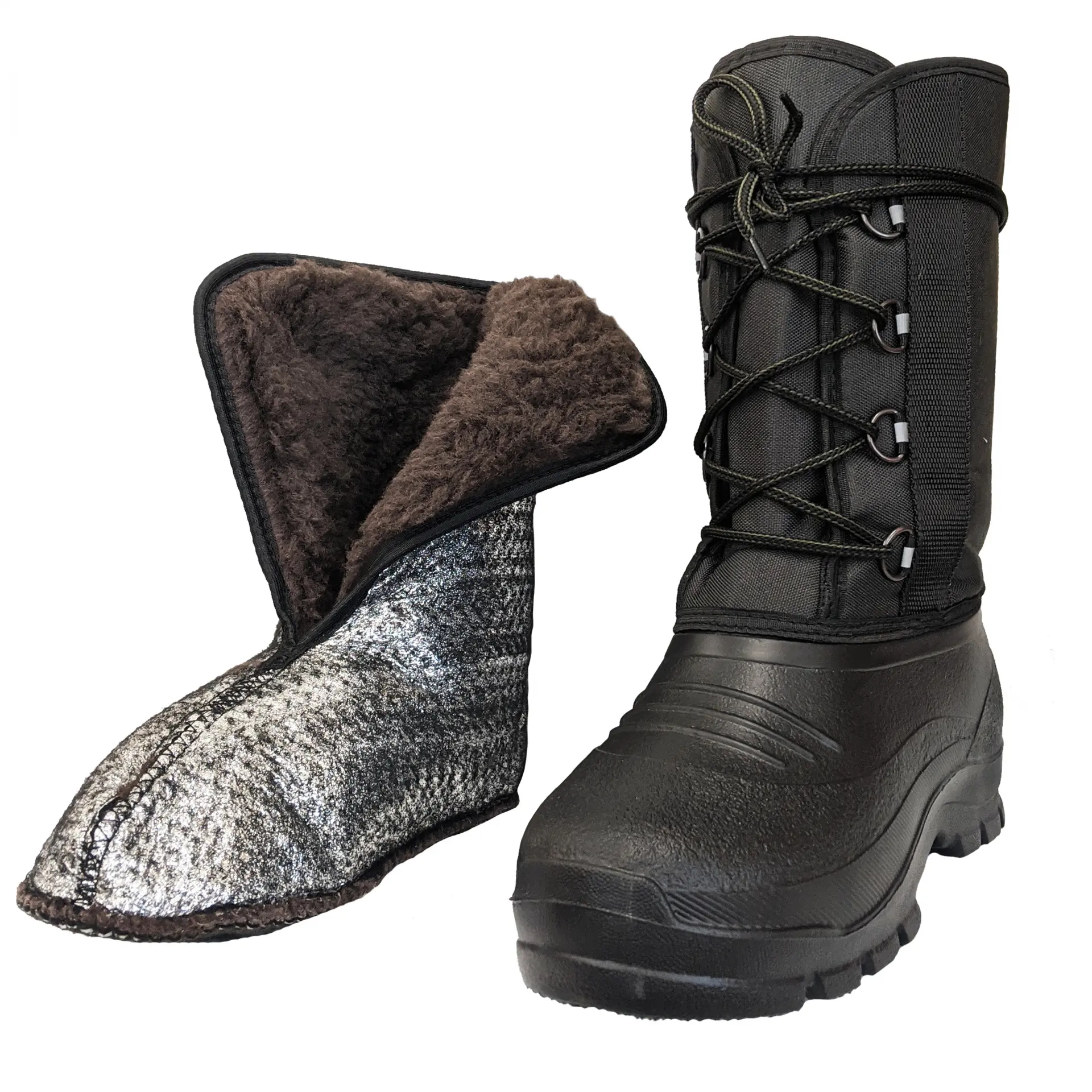 Сапоги МИЛИТАРИ ЛАЙТ STEP зимние ЭВА (черный)