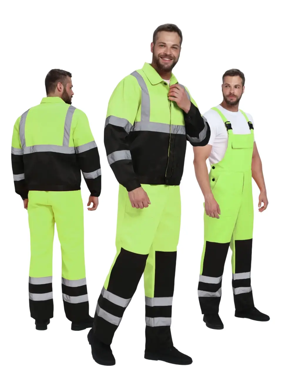 Костюм НЕОН СН сигнальный с ПК (желтый/черный)