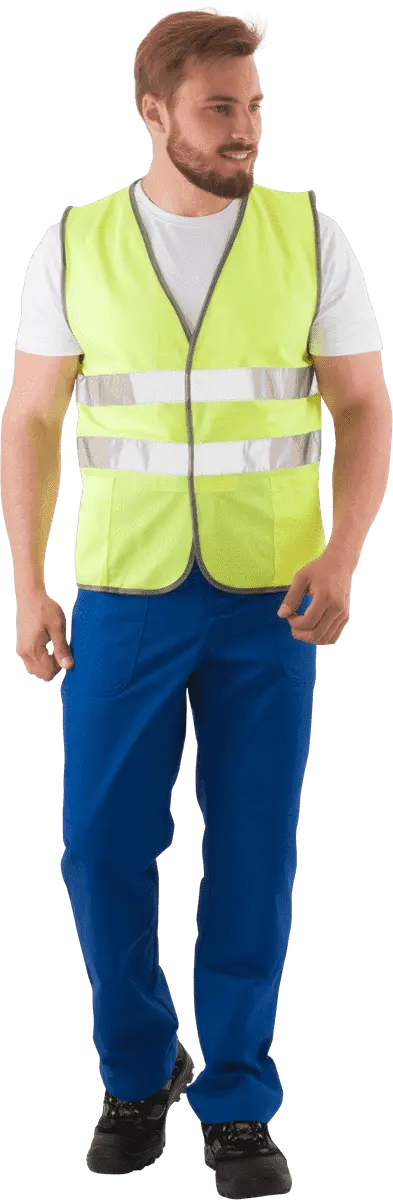 Жилет сигнальный лимонный