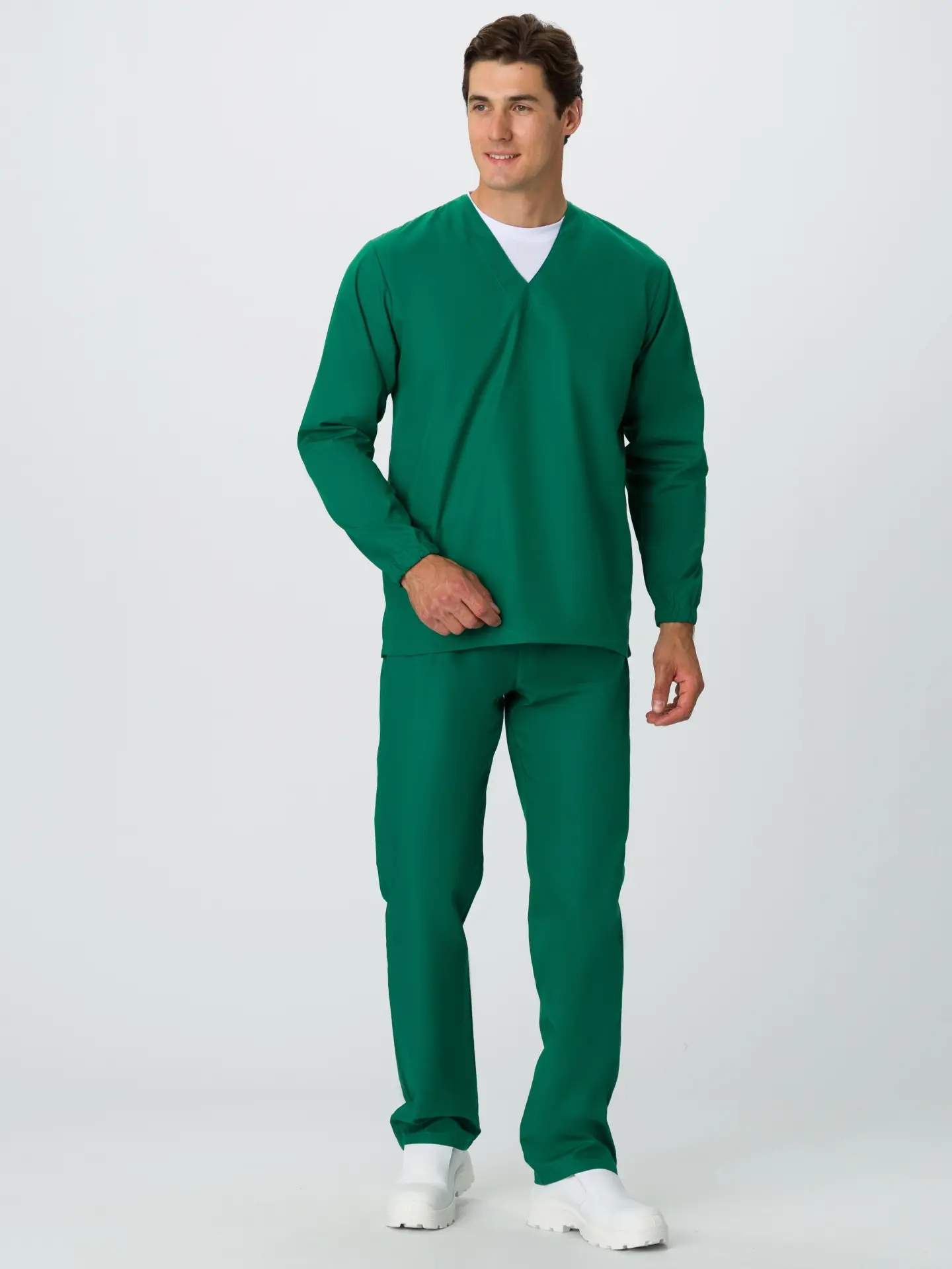 Костюм ХАССП-БАЗА с БР (т.зеленый)