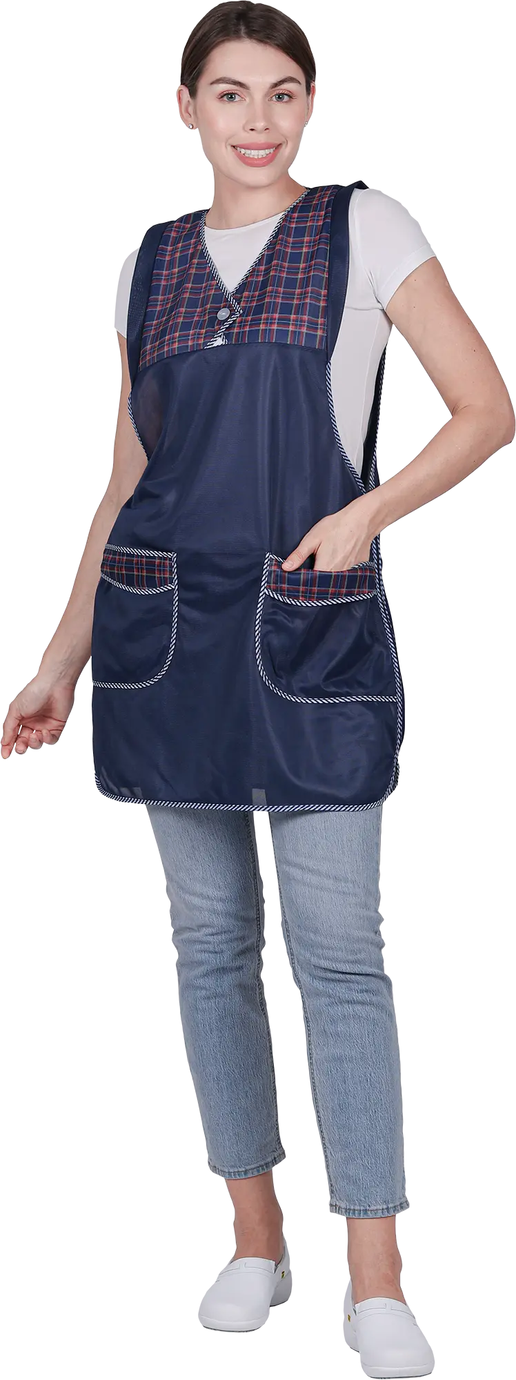 Фартук ХОЗЯЮШКА нейлоновый (т.синий)