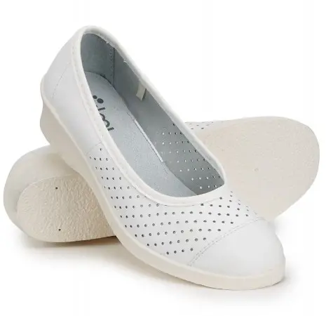 Туфли БЛОНД женские кожаные (белый)