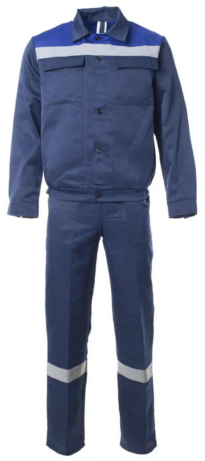 Костюм СТАНДАРТ-2 с СОП с ПК (т.синий/васильковый)