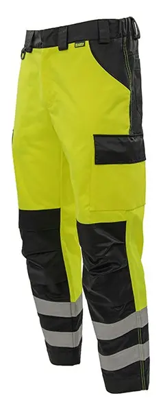 Брюки BRODEKS KS 313 сигнальные (желтый/черный)