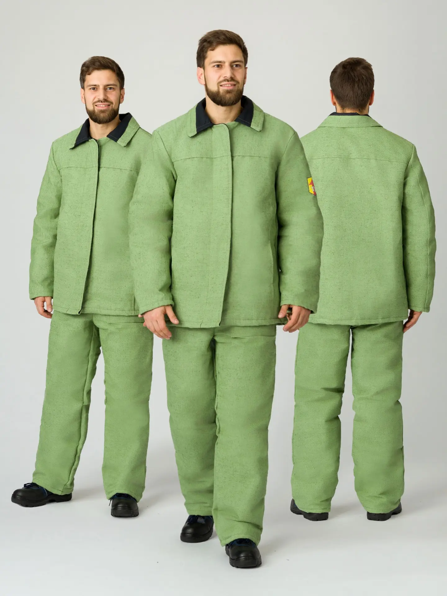 Костюм сварщика зимний 1 кл.защиты с БР (бежевый)