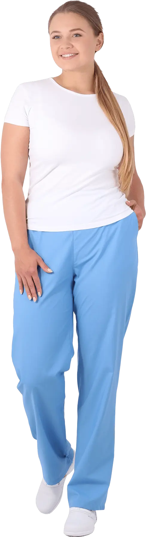 Брюки женские (голубой)