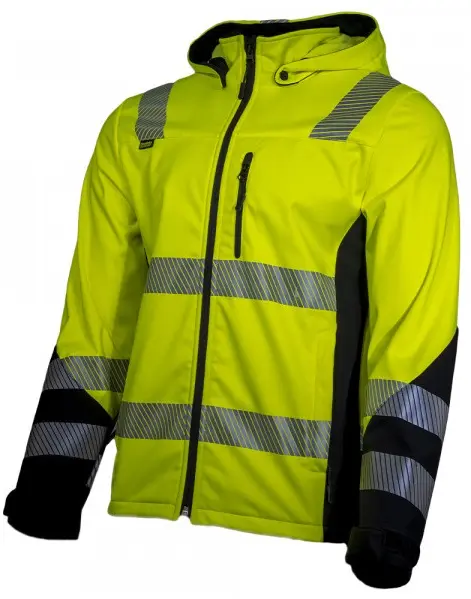 Куртка Brodeks Softshell KS 227 сигнальная (желтый/черный)