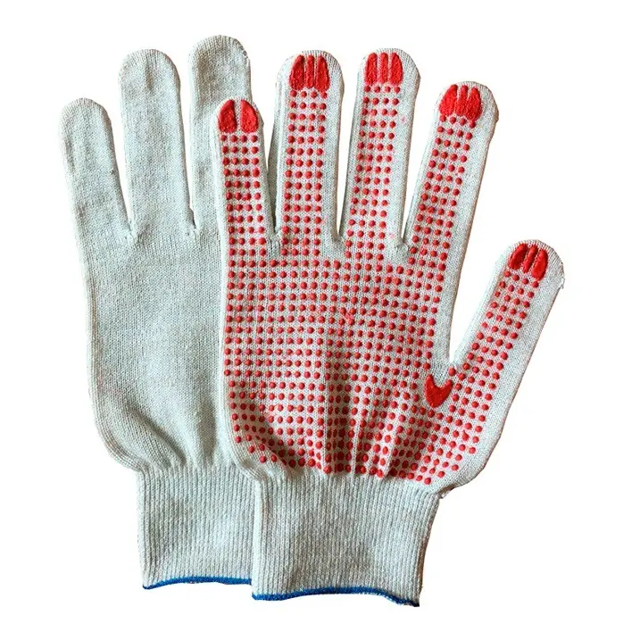 Перчатки х/б с ПВХ (5 нит.) 15 класс