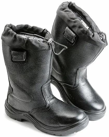 Сапоги ЛИДЕР 18РМ ПУ-Нитрил иск. мех с КП