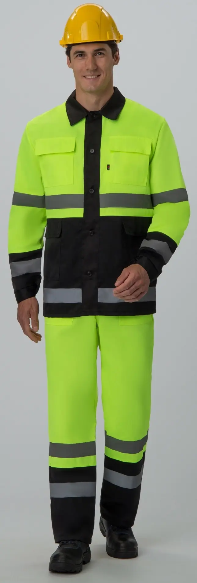 Костюм ДОРОЖНИК с ПК (лимонный/черный)