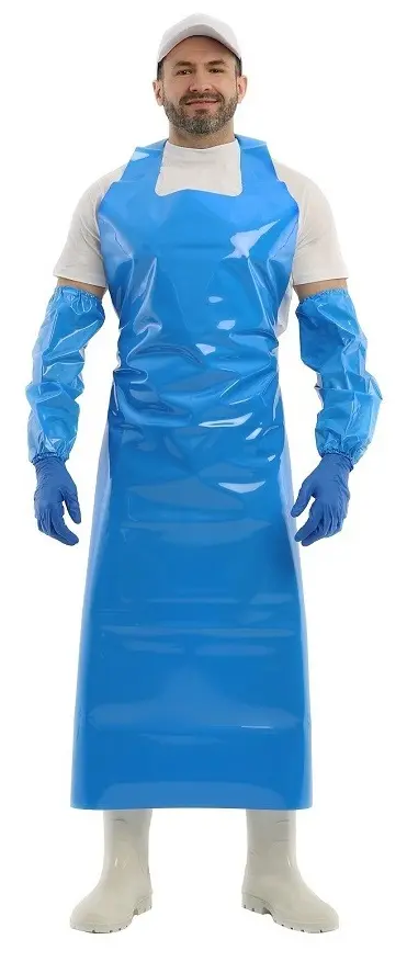 Фартук ЛАРИСАН цельнокроеный ПУ облегченный 83x150см (синий)