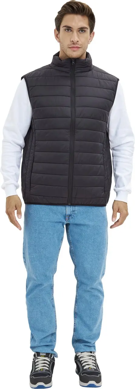 Жилет ДЕМИ стеганый зимний (чёрный)