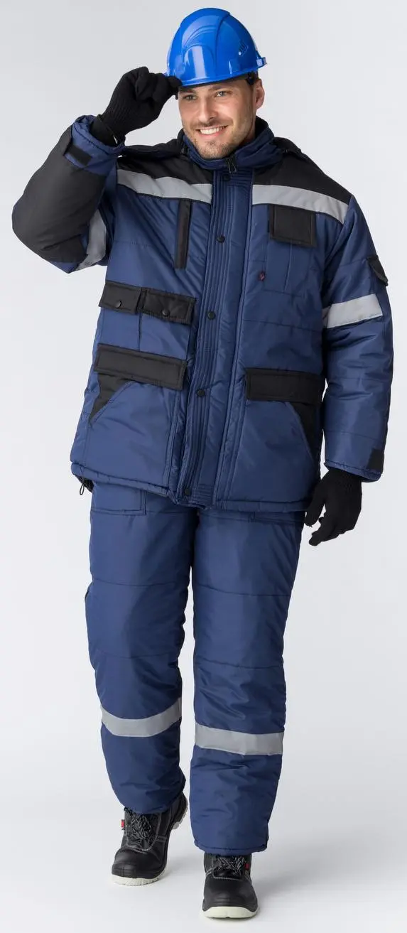 Костюм БЕРКУТ зимний с ПК (т.синий/черный)
