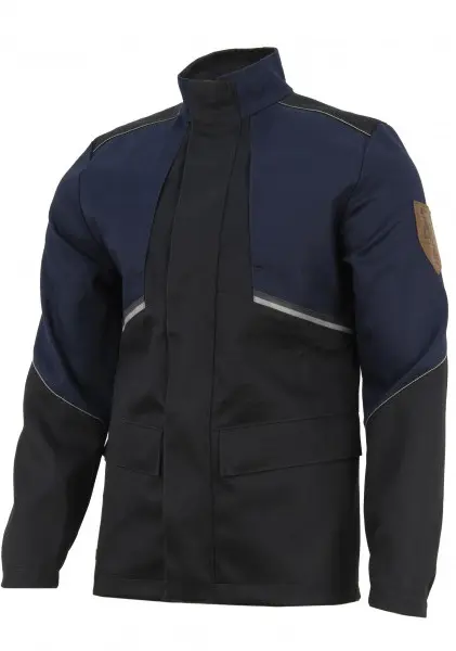 Куртка сварщика BRODEKS FS28-01 (т.синий/черный)