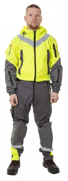 Комбинезон BRODEKS KS 503 (желтый/серый)