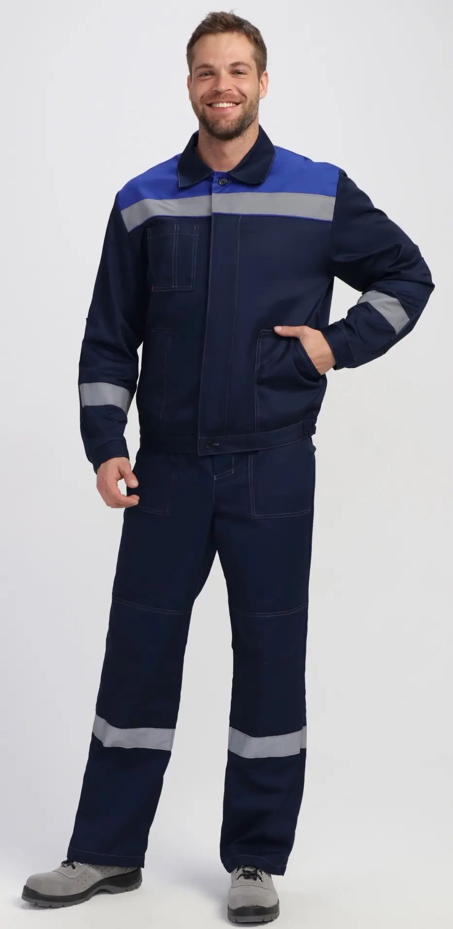 Костюм ЛИГОР-2 ПРЕМИУМ СОП CH с ПК (т.синий/васильковый)