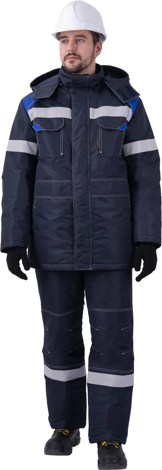 Костюм СТАРАТЕЛЬ зимний с БР (синий/василёк)