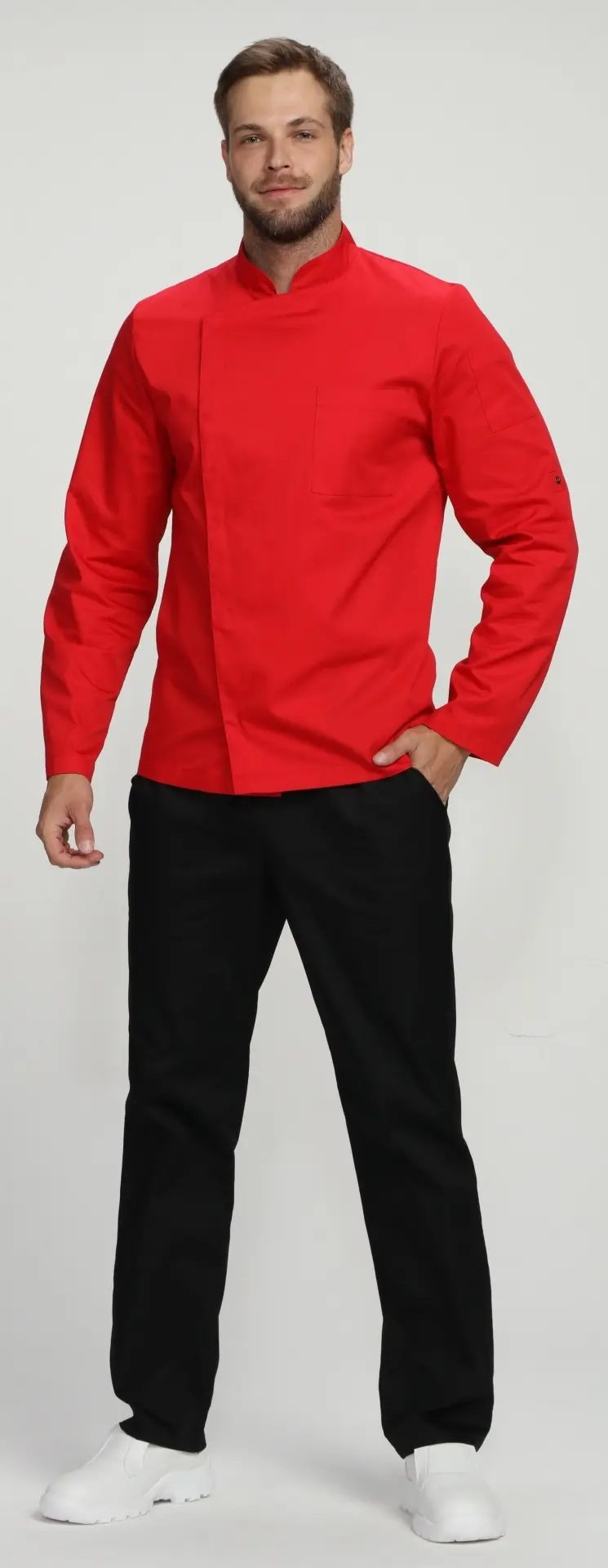 Китель повара ГАСТРО (красный)