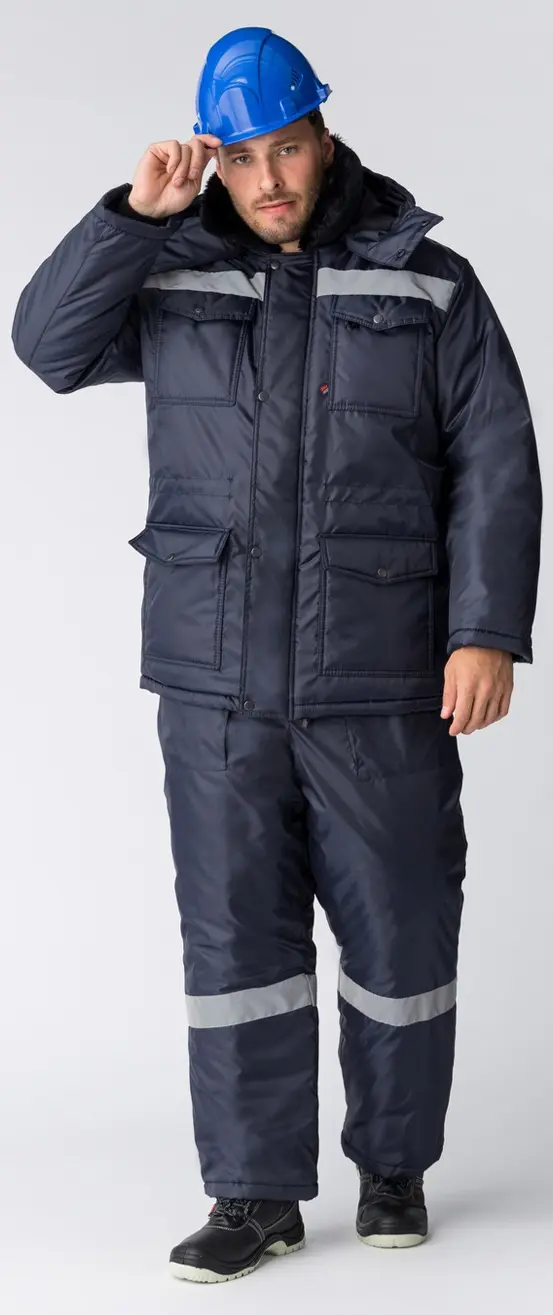 Костюм МАСТЕР-УЛЬТРА зимний Оксфорд с ПК (т.синий)