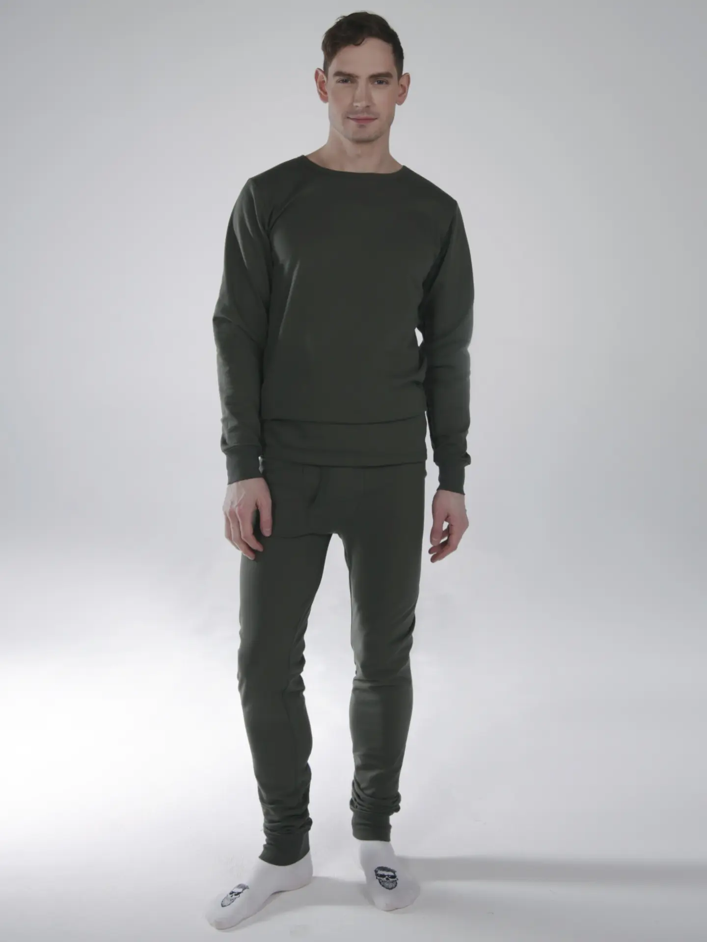 Белье трикотажное (оливковый)