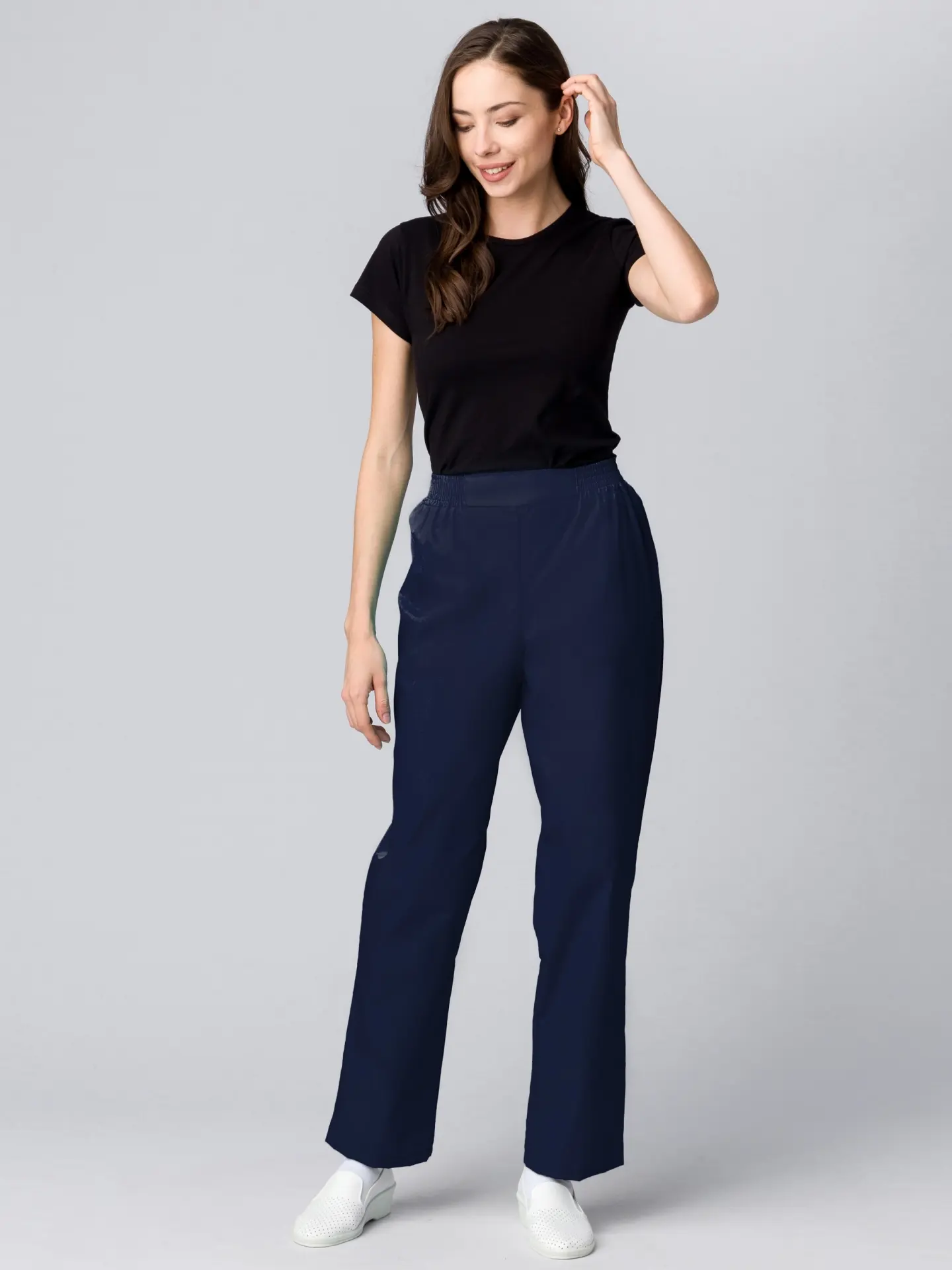 Брюки КЛАССИК женские (т.синий)