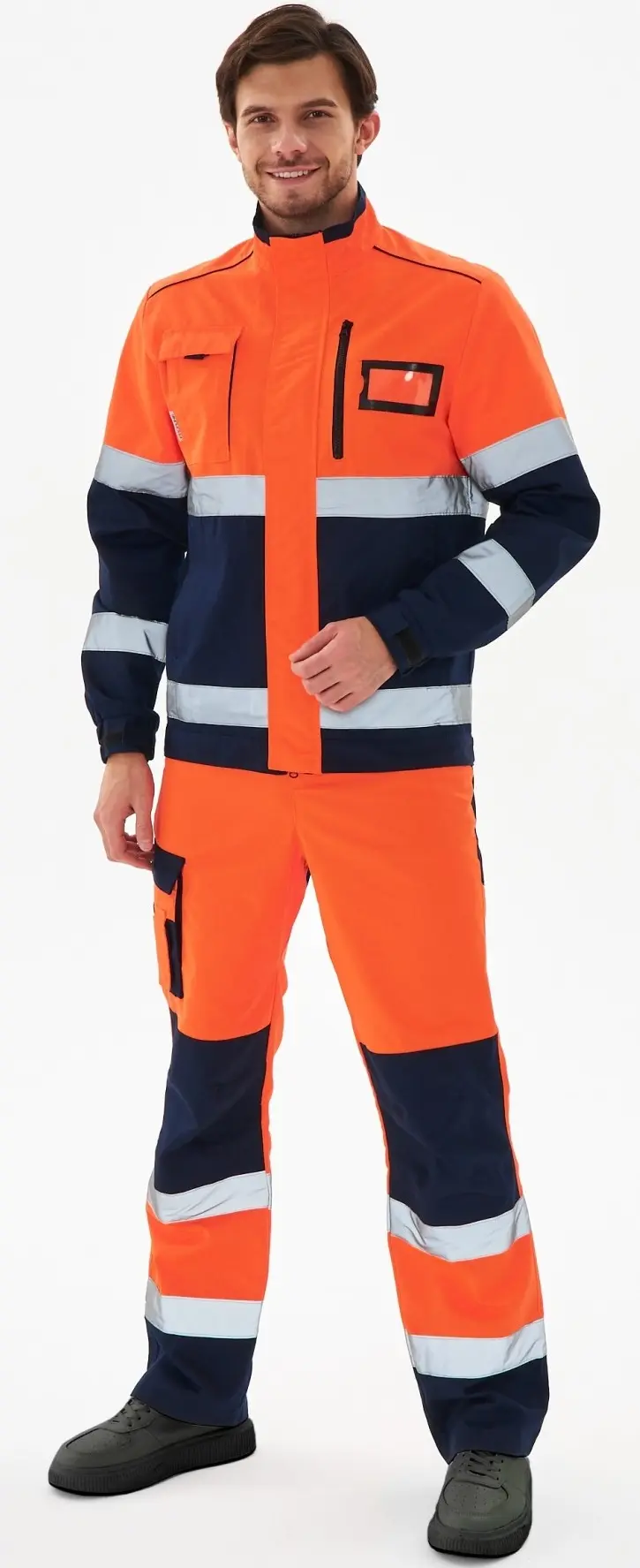 Костюм сигнальный PROFLINE SPECIALIST-2 с ПК (оранжевый/т.синий)