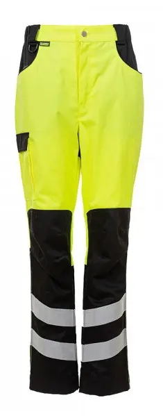 Брюки сигнальные BRODEKS KS 319 женские (желтый/черный)