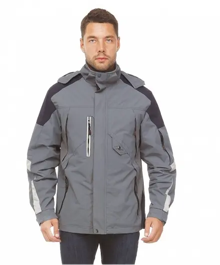 Куртка-штормовка РЕСПЕКТ (серый)