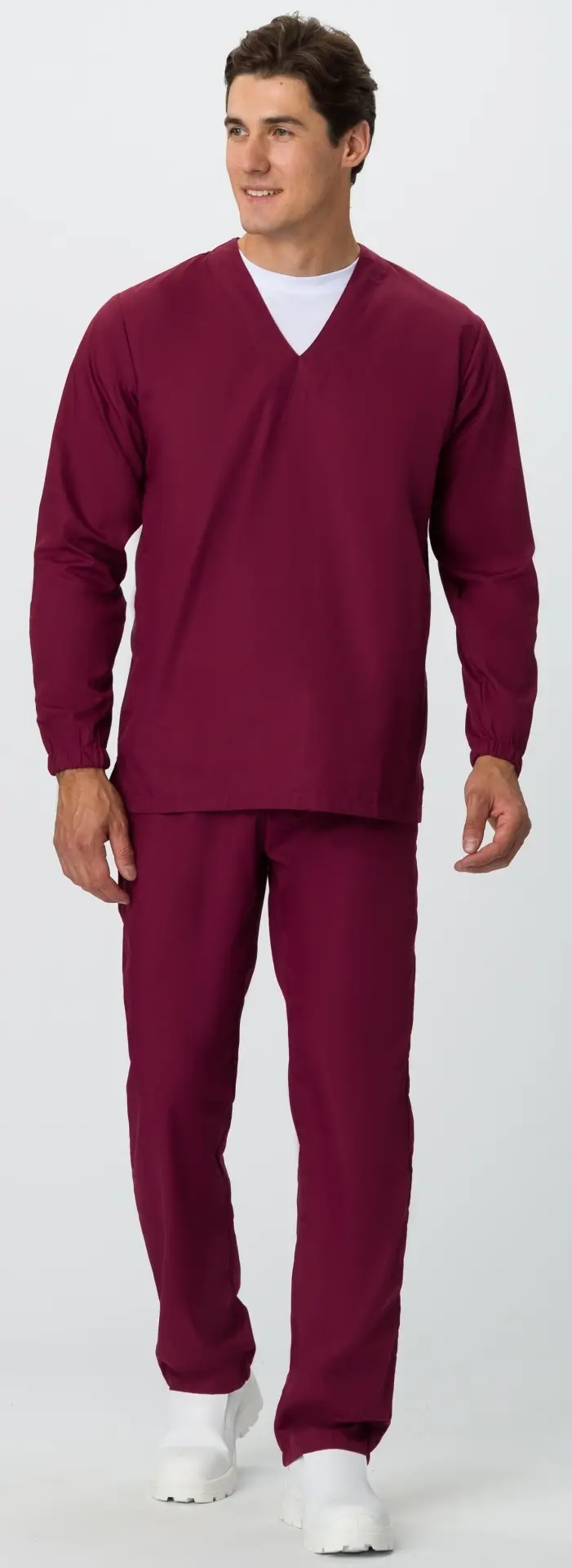 Костюм ХАССП-БАЗА с БР (бордовый)