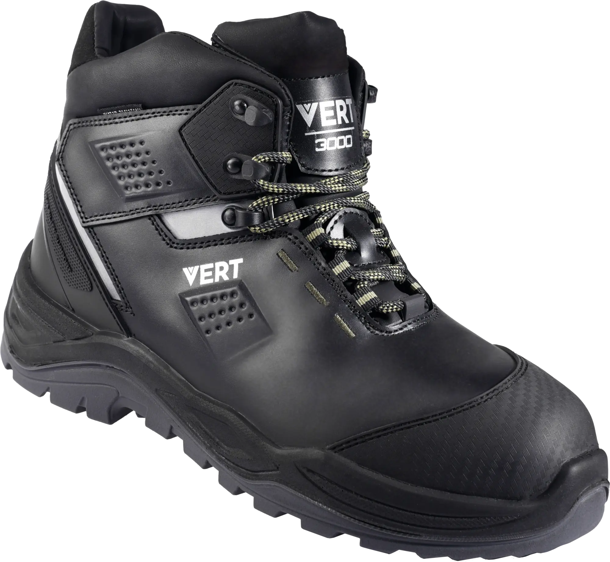 Ботинки VERT ПУ/ТПУ нат.мех с КП и КС (черный)